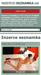 Mobile Screenshot of inzerce-seznamka.net
